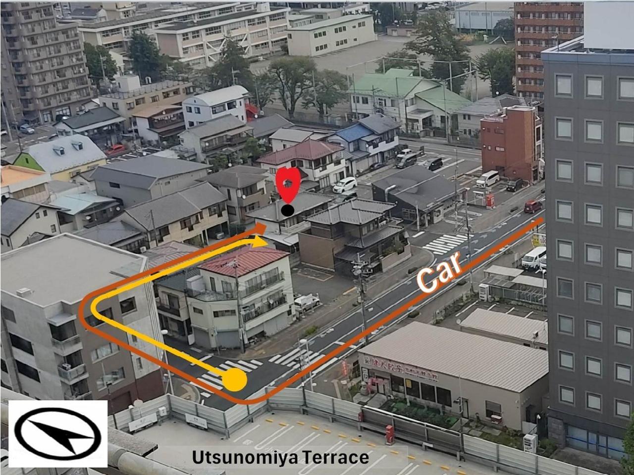 Guesthouse Kincha 駅東口 Utsunomiya Eksteriør bilde