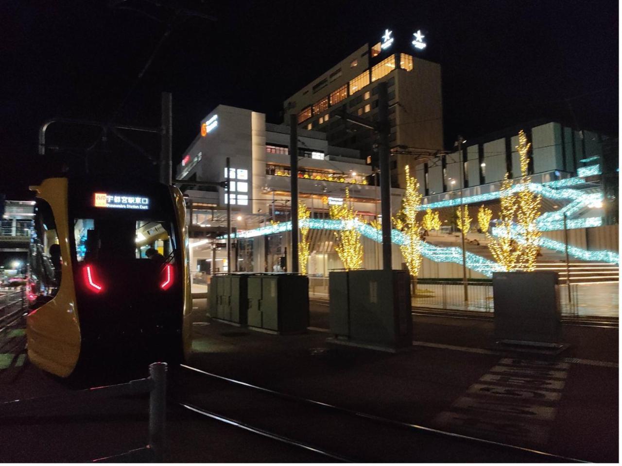 Guesthouse Kincha 駅東口 Utsunomiya Eksteriør bilde